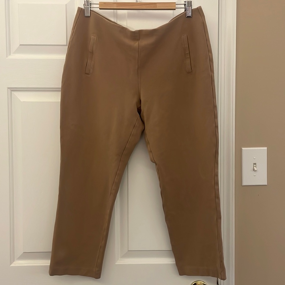 Chicos tan pants.  Great for casual wear or work.  GUC